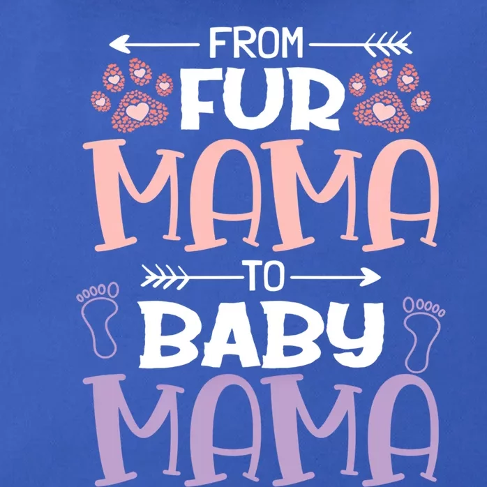 From Fur Mama To Mama Design Mom To Be Gift Zip Tote Bag