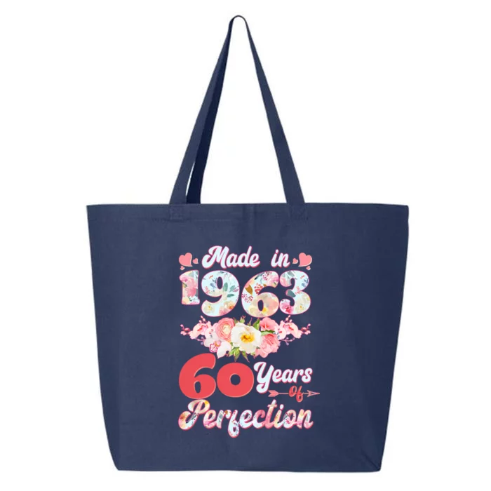 Flower Floral Made In 1963 60 Years Of Perfection 25L Jumbo Tote