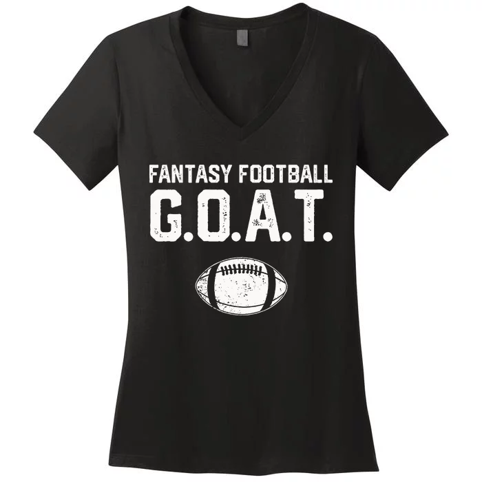 Fantasy Football Men Women Funny Fantasy Football Women's V-Neck T-Shirt