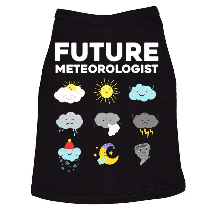 Funny Future Meteorologist Art For Weatherman Doggie Tank