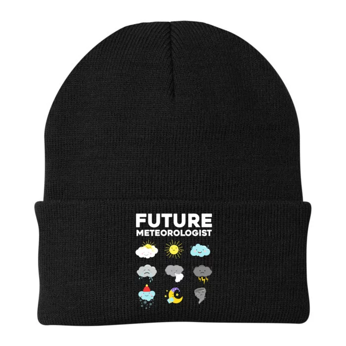 Funny Future Meteorologist Art For Weatherman Knit Cap Winter Beanie