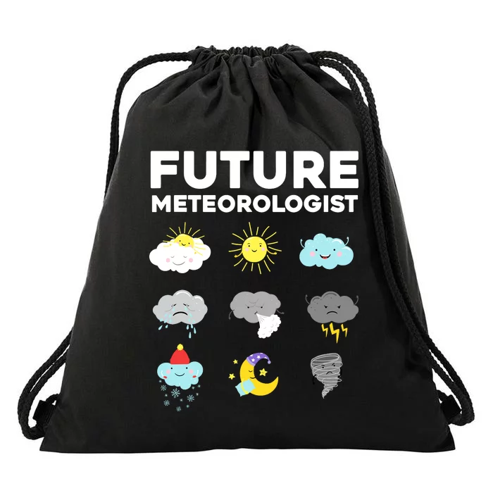 Funny Future Meteorologist Art For Weatherman Drawstring Bag