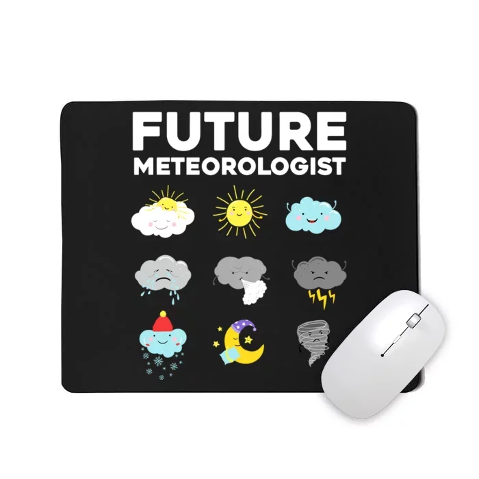 Funny Future Meteorologist Art For Weatherman Mousepad