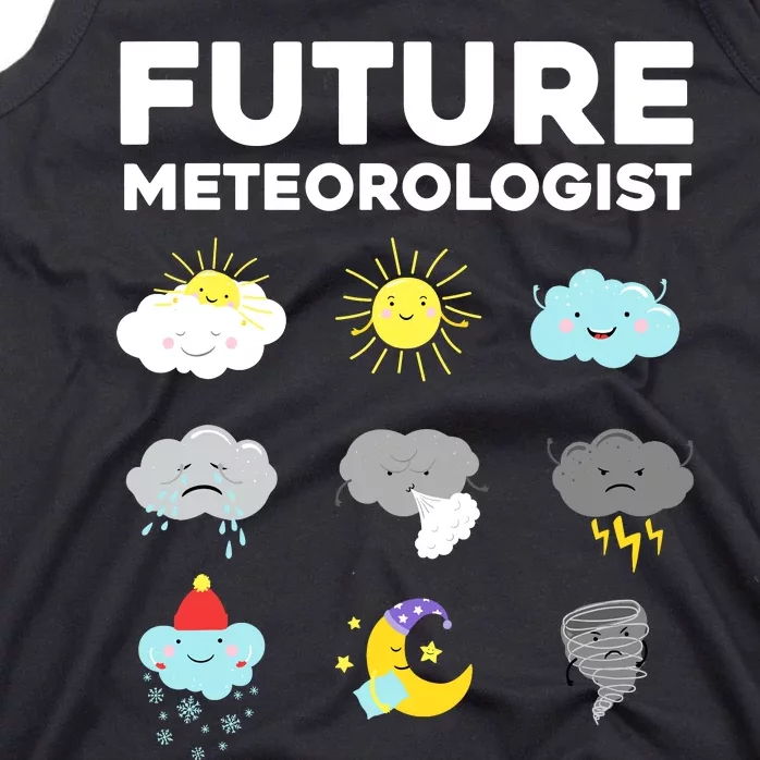 Funny Future Meteorologist Art For Weatherman Tank Top