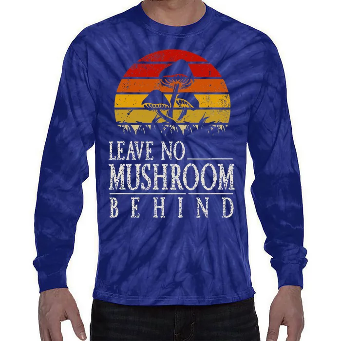 Funny Foraging Morels Fungi Mushroom Picker Mushroom Hunter Tie-Dye Long Sleeve Shirt