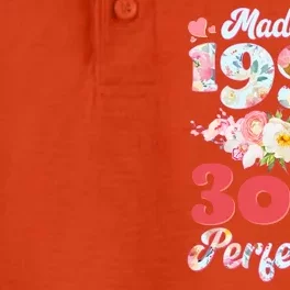 Flower Floral Made In 1993 30 Years Of Perfection Dry Zone Grid Performance Polo