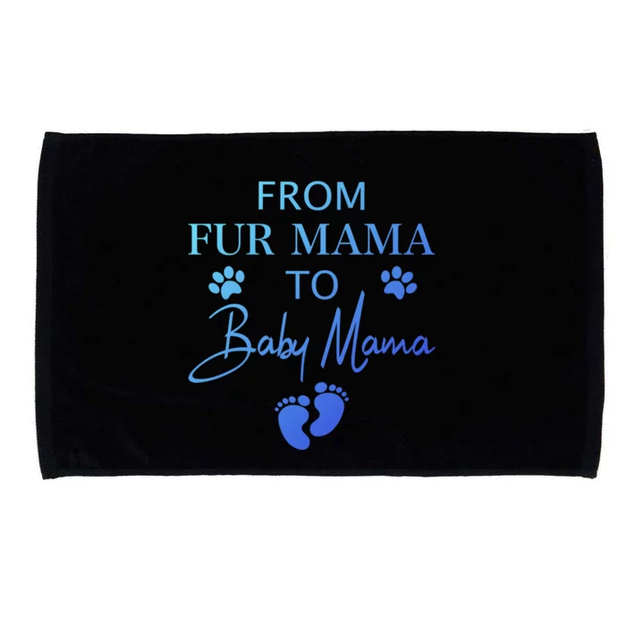 From Fur Mama To Mama Dog Cat Owner New Mom Pregnant Gift Microfiber Hand Towel