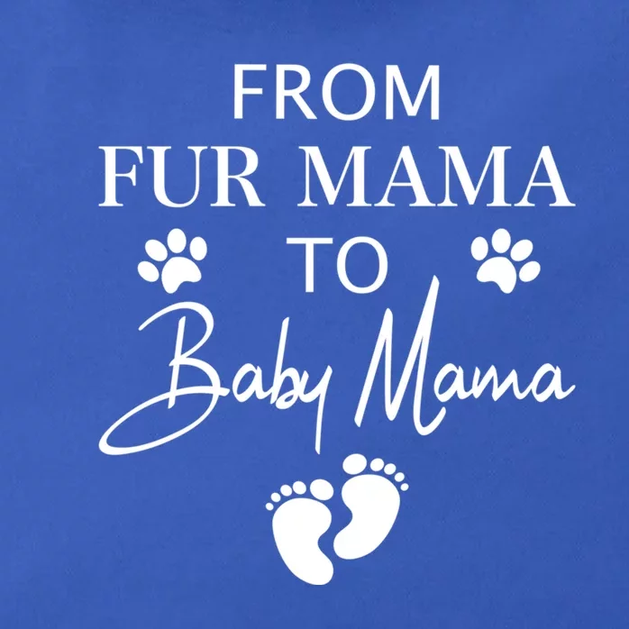 From Fur Mama To Mama Dog Cat Owner New Mom Pregnant Gift Zip Tote Bag