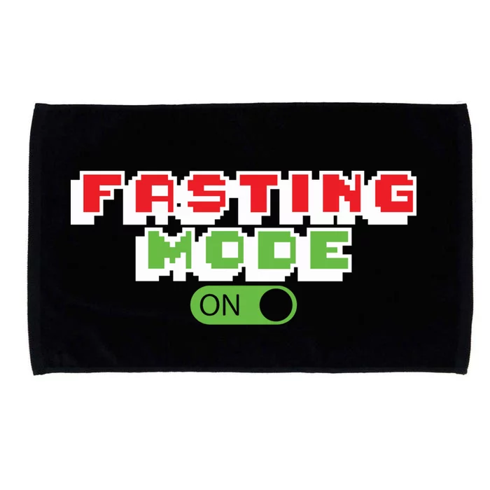 Funny Fasting Mode On Intermittent Fasting Gift Microfiber Hand Towel