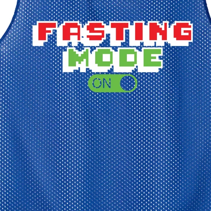 Funny Fasting Mode On Intermittent Fasting Gift Mesh Reversible Basketball Jersey Tank