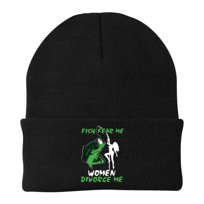 Fish Fear Me Women Devorce Me Knit Cap Winter Beanie