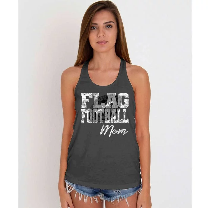 Flag Football Mom Women's Knotted Racerback Tank