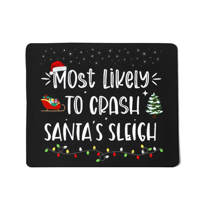 Festive Family Matching Xmas Pajamas Mousepad