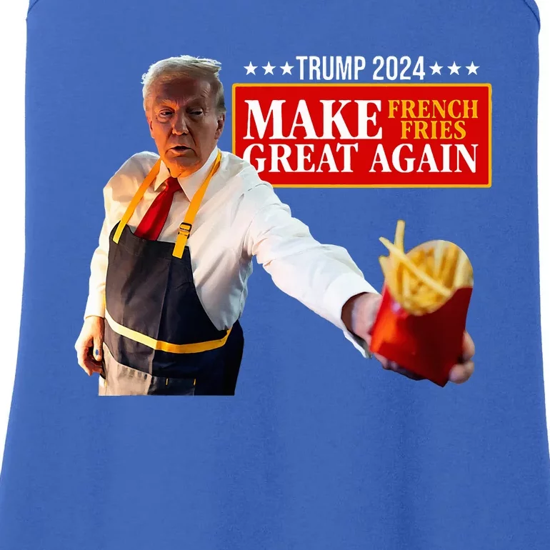 French Fry Make French Fries Great Again Ladies Essential Tank