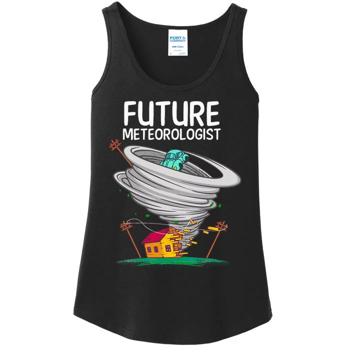 Funny Future Meteorologist Gift For Kids Cool Meteorology Ladies Essential Tank