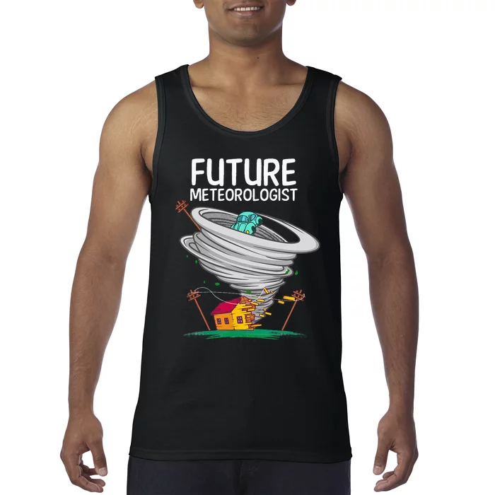 Funny Future Meteorologist Gift For Kids Cool Meteorology Tank Top