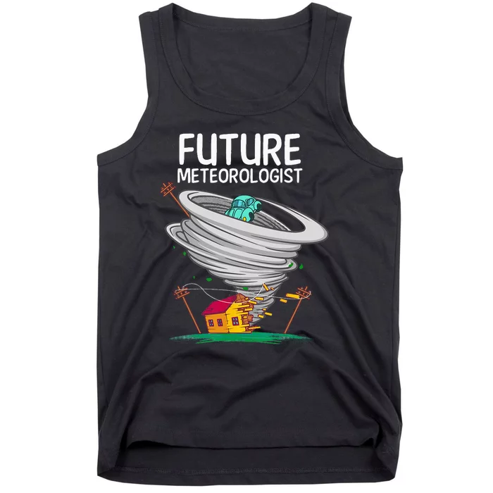 Funny Future Meteorologist Gift For Kids Cool Meteorology Tank Top