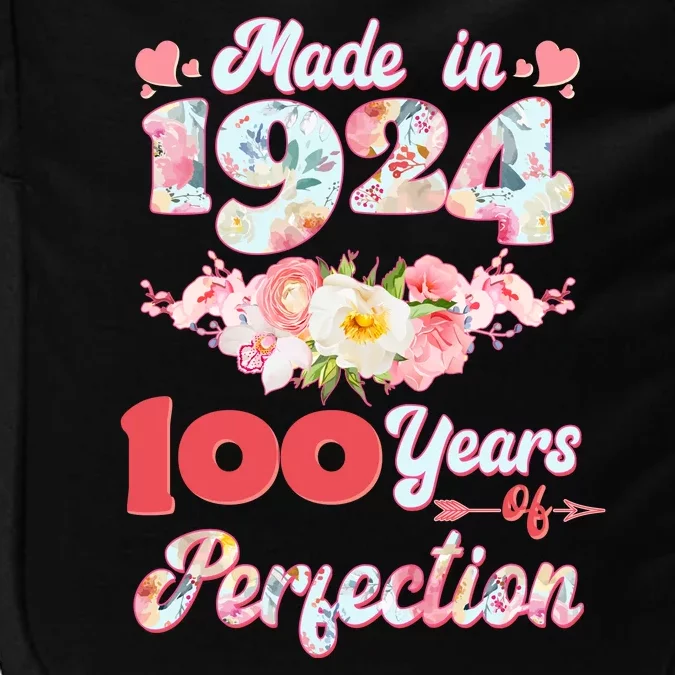 Flower Floral Made In 1924 100 Years Of Perfection Impact Tech Backpack