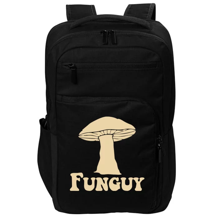 Funguy Funny Mushroom Fun Guy Impact Tech Backpack