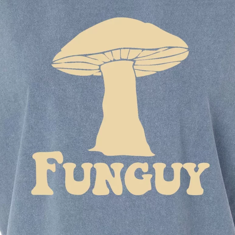 Funguy Funny Mushroom Fun Guy Garment-Dyed Women's Muscle Tee