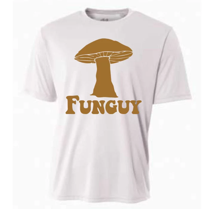 Funguy Funny Mushroom Fun Guy Cooling Performance Crew T-Shirt