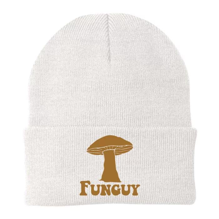 Funguy Funny Mushroom Fun Guy Knit Cap Winter Beanie