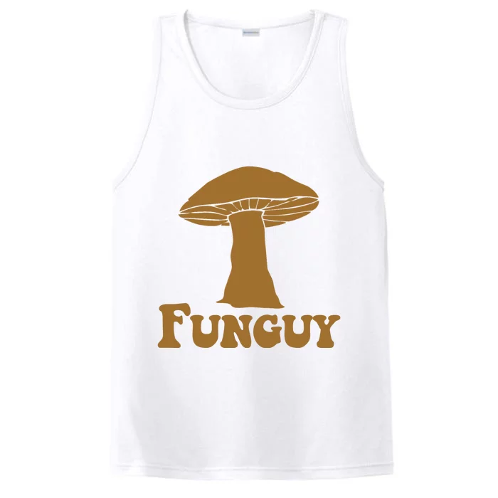 Funguy Funny Mushroom Fun Guy Performance Tank