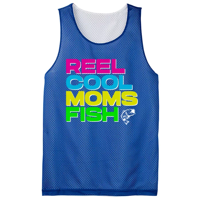 Funny Fishing Mom Gift Mesh Reversible Basketball Jersey Tank