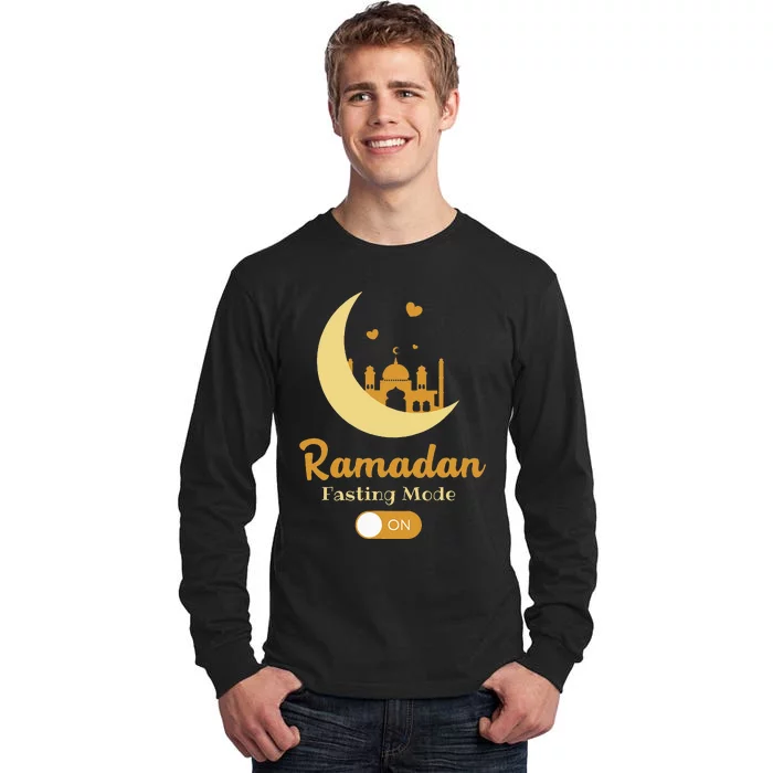 funny Fasting Mode Ramadan On Cool Islamic fasting Tall Long Sleeve T-Shirt