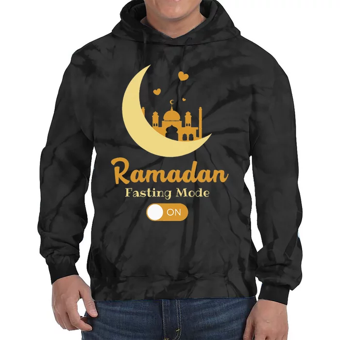 funny Fasting Mode Ramadan On Cool Islamic fasting Tie Dye Hoodie