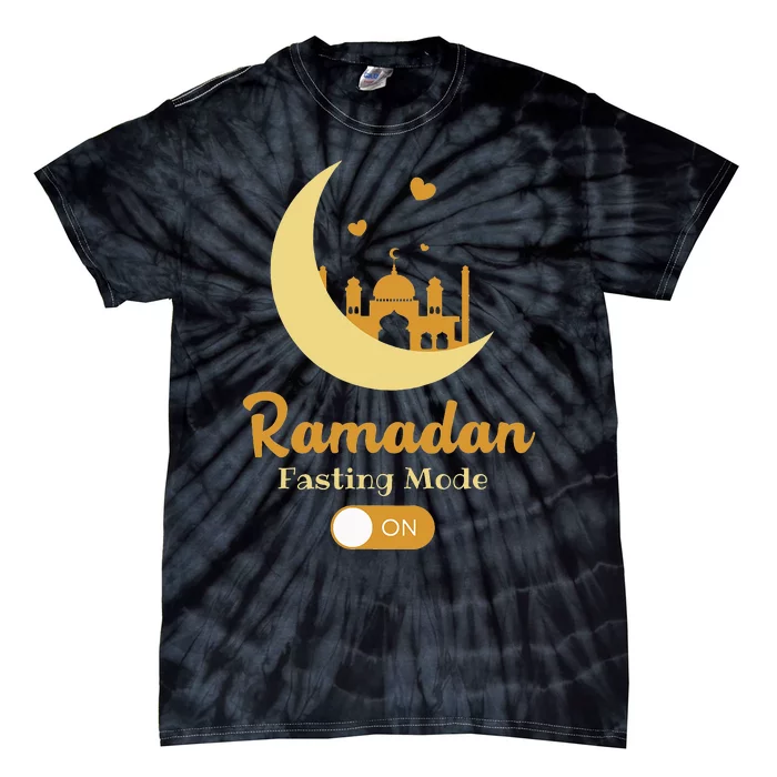 funny Fasting Mode Ramadan On Cool Islamic fasting Tie-Dye T-Shirt