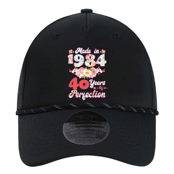 Flower Floral Made In 1984 40 Years Of Perfection Performance The Dyno Cap