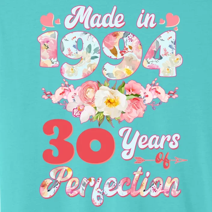 Flower Floral Made In 1994 30 Years Of Perfection ChromaSoft Performance T-Shirt