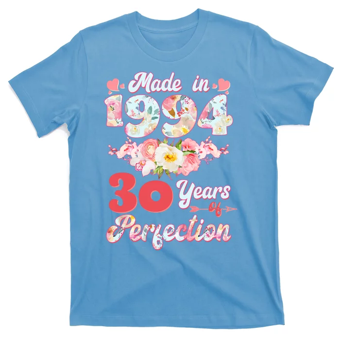 Flower Floral Made In 1994 30 Years Of Perfection T-Shirt