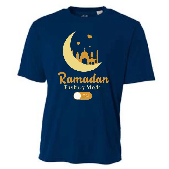 Funny Fasting Mode Ramadan On Cool Islamic Fasting Cooling Performance Crew T-Shirt