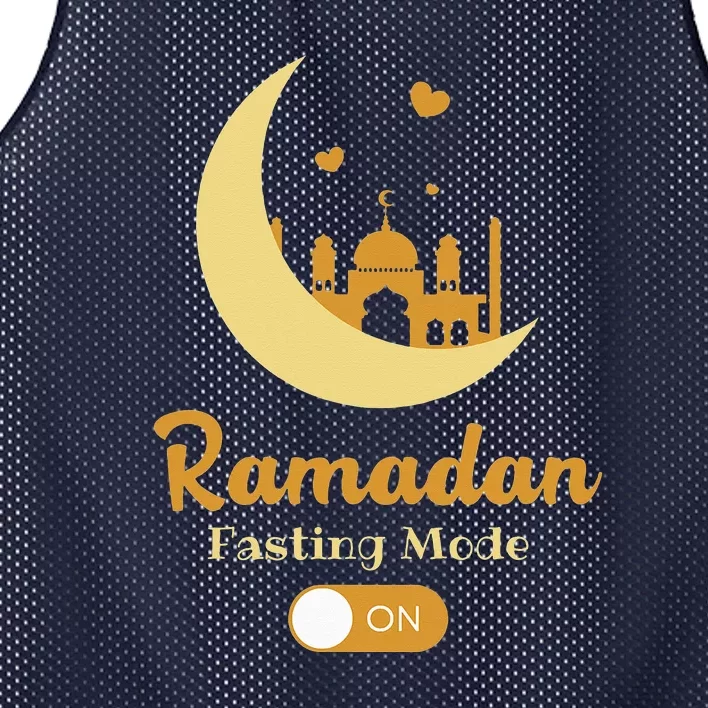 Funny Fasting Mode Ramadan On Cool Islamic Fasting Mesh Reversible Basketball Jersey Tank