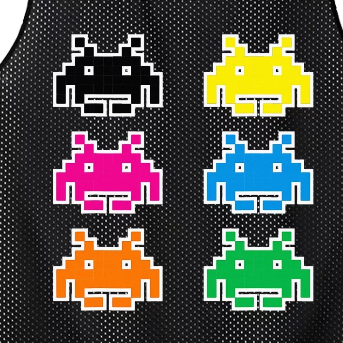 Future friends my alien friends funny alien Mesh Reversible Basketball Jersey Tank