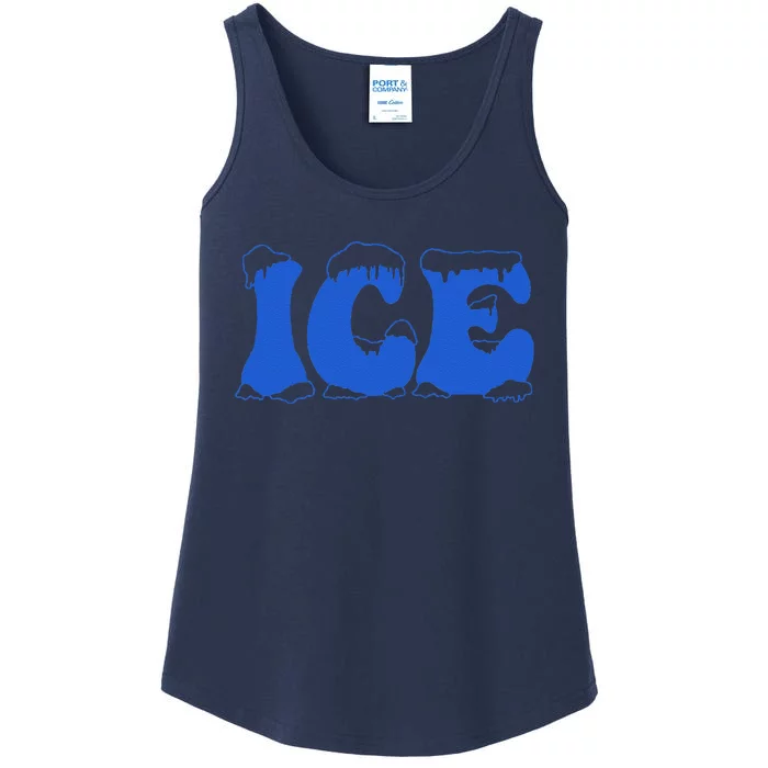 Funny Family Matching Halloween Costume Ice Ice And Baby Ladies Essential Tank