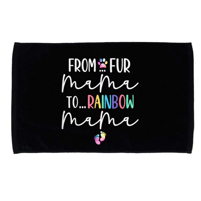 From Fur Mama To Rainbow Mama, Pregnancy Mom Mother's Day Microfiber Hand Towel