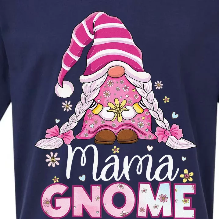 Flower For Mom Gnomies Cute Gnome Mom Happy Mother's Day Sueded Cloud Jersey T-Shirt