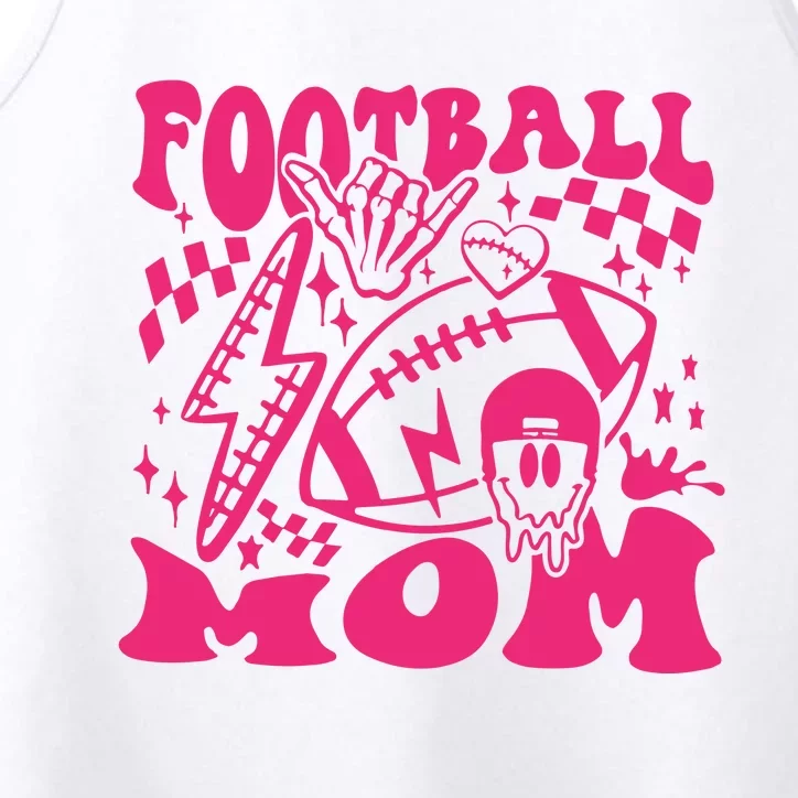 Funny Football Mom Baller Mom Football Game Day Mom Performance Tank