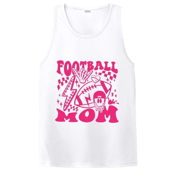 Funny Football Mom Baller Mom Football Game Day Mom Performance Tank