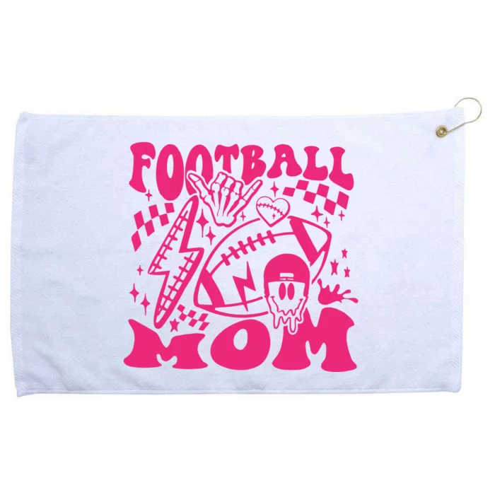 Funny Football Mom Baller Mom Football Game Day Mom Grommeted Golf Towel