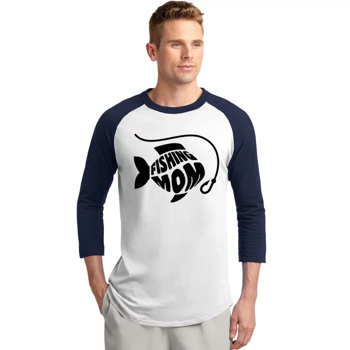 Fisher Fishing Mom Great Gift Baseball Sleeve Shirt