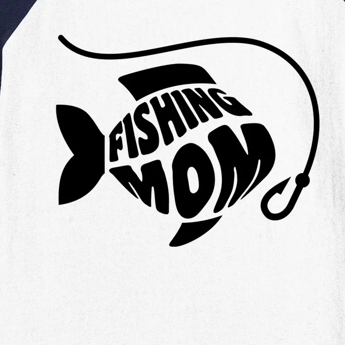 Fisher Fishing Mom Great Gift Baseball Sleeve Shirt