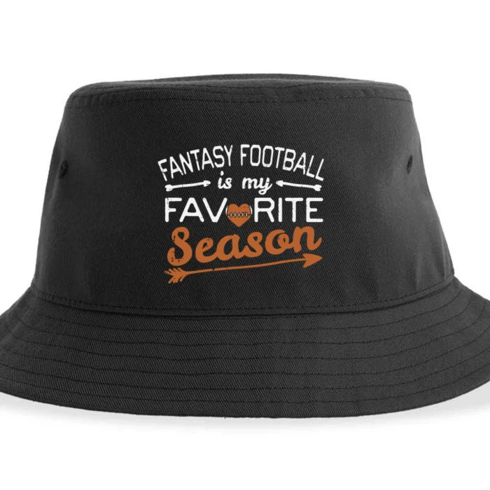 Fantasy Footbal My Favorite Season Funny Boy Sustainable Bucket Hat