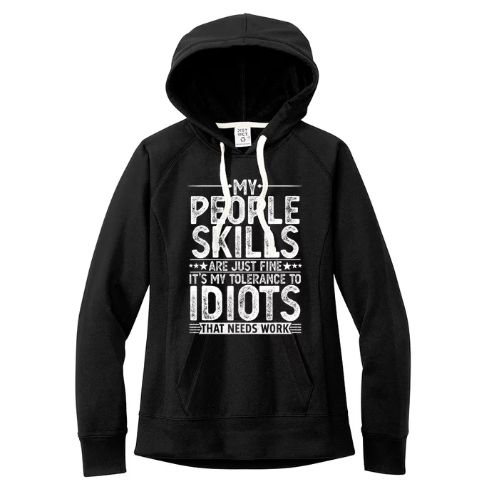 Funny For Men Women Adult Humour Sarcastic Women's Fleece Hoodie