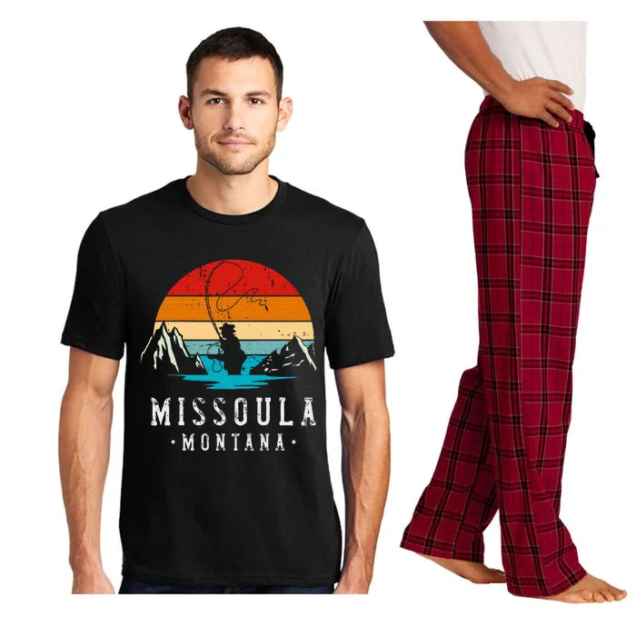 Fly Fishing Missoula Montana Pajama Set