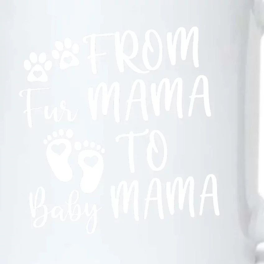 From Fur Mama To Baby Mama Black Color Changing Mug