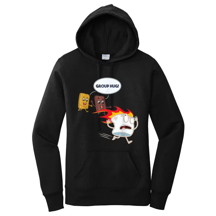 Funny For Men Smores Marshmallow Camping Roasting Women's Pullover Hoodie